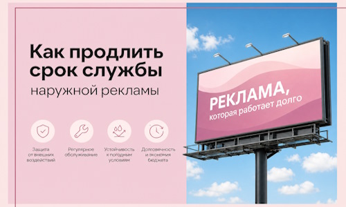 Как продлить срок службы наружной рекламы в Костомукше