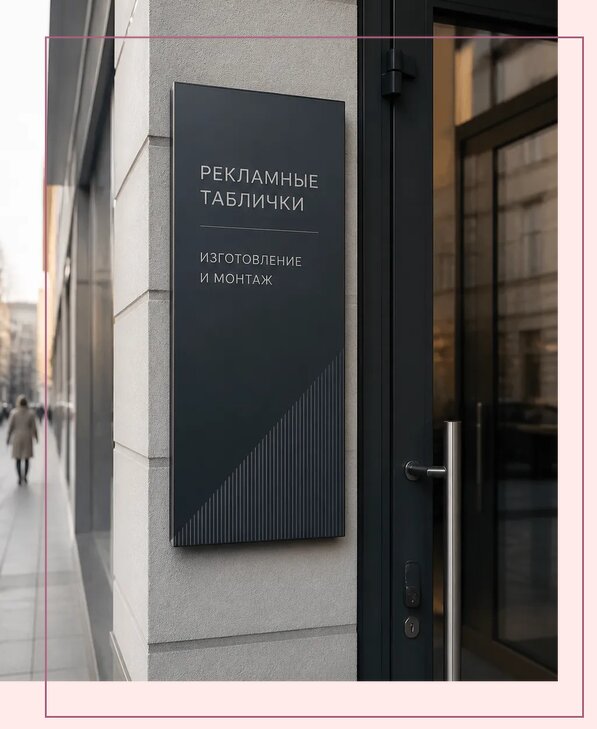 Рекламные таблички в Костомукше по цене от 4591 р. | Аванза-Ктм
