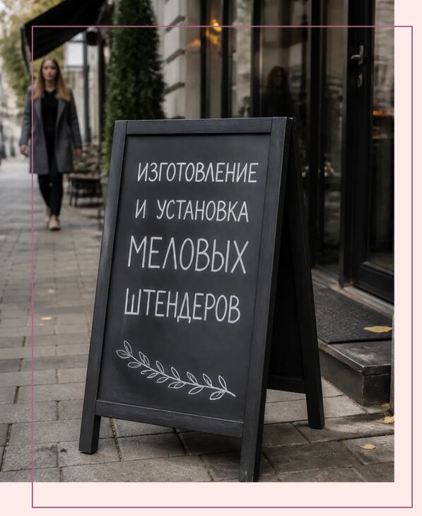 Меловые штендеры в Костомукше по цене от 6631 р. | Аванза-Ктм